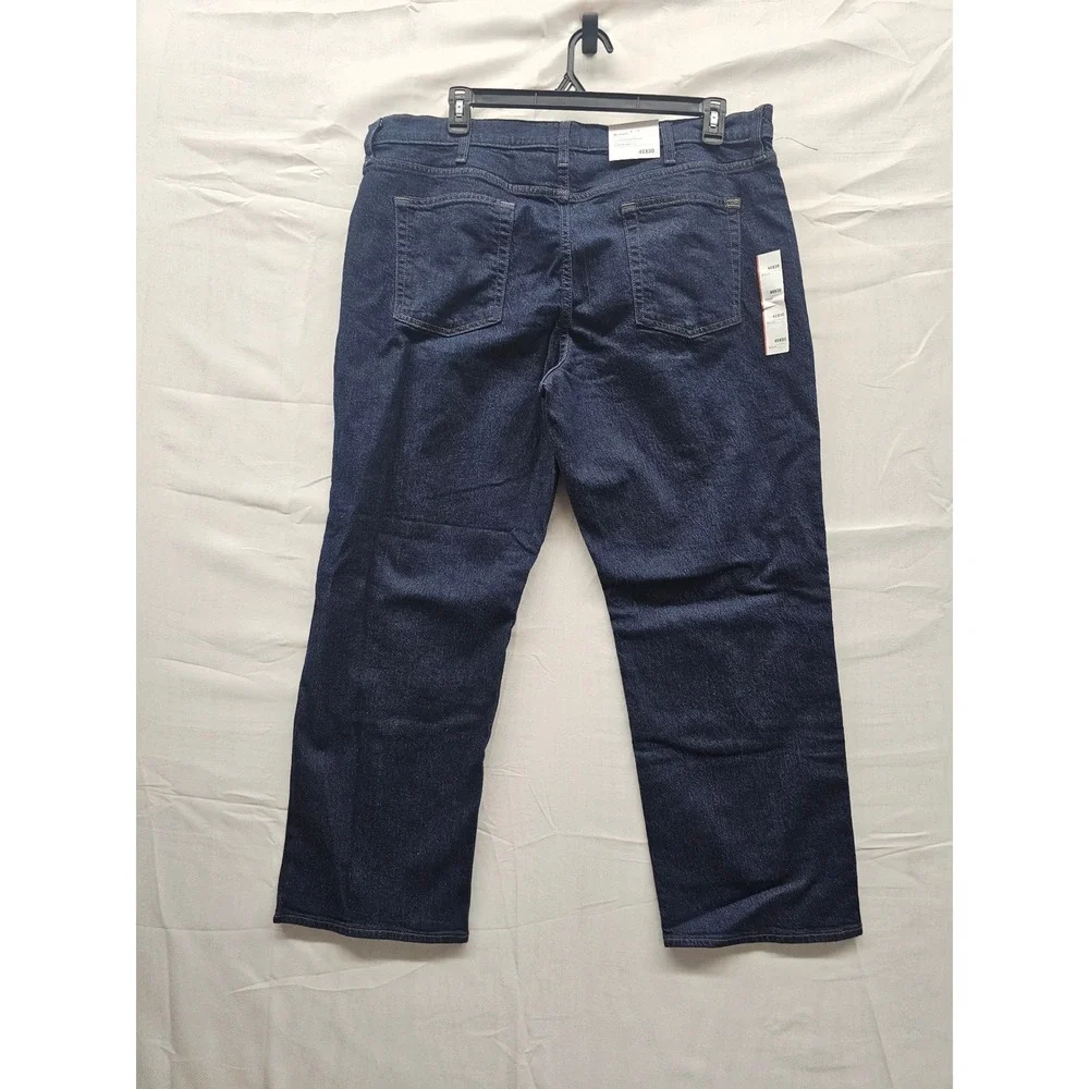 Goodfellow & Co Mens Relaxed‎ Fit Total Flex Jeans Dark Wash Indigo 40x30
